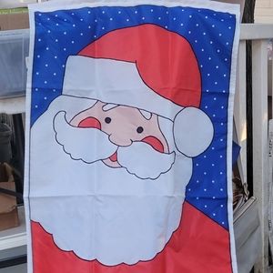 avon santa clause banner hanging door wall indoor outdoor